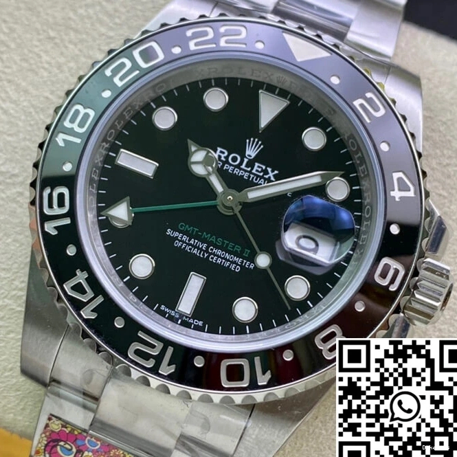 Black II Clean Master Dial Factory Rolex 116710LN-78200 GMT 0725